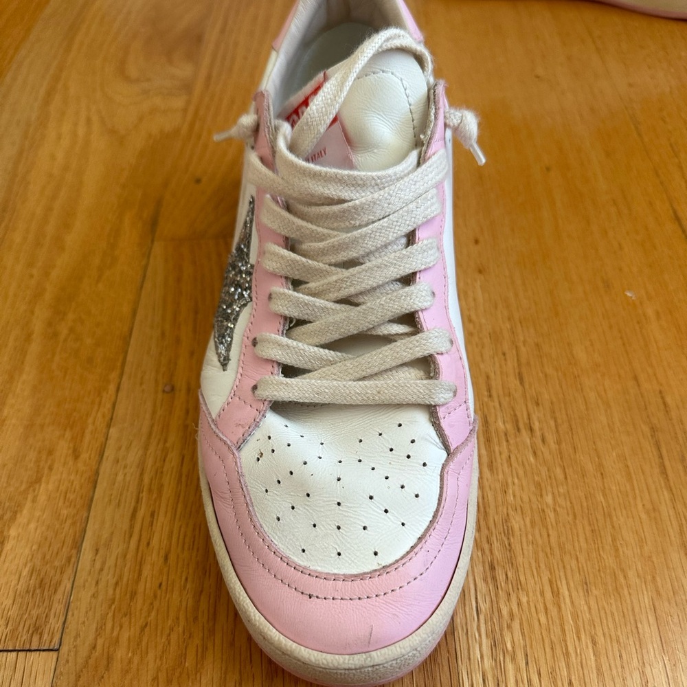 Golden Goose Ball star Pink with Silver Glitter size 39 - Picture 10 of 14